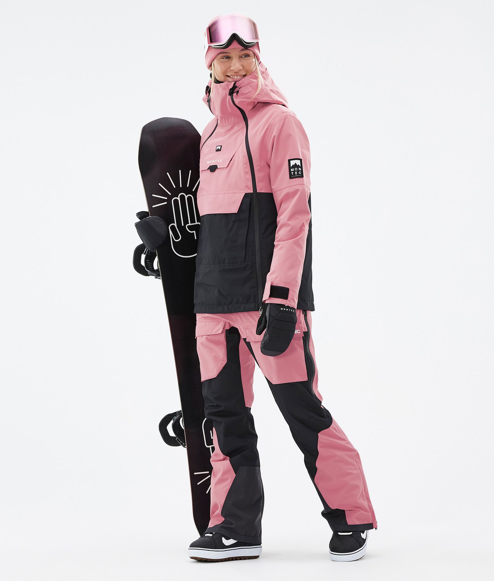 Montec Doom W Giacca Snowboard Donna Pink/Black