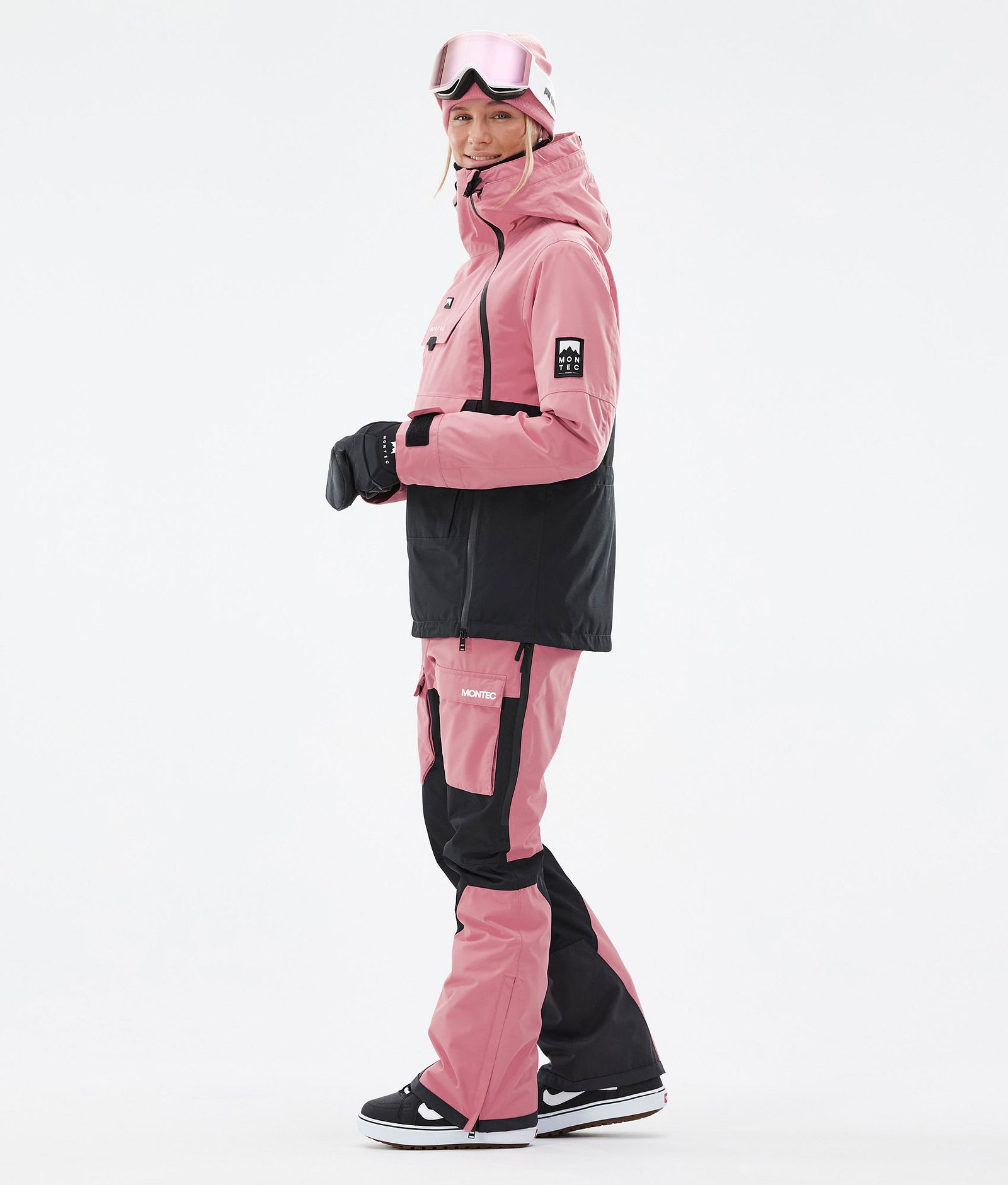 Montec Doom W Veste Snowboard Femme Pink/Black, Image 4 sur 11