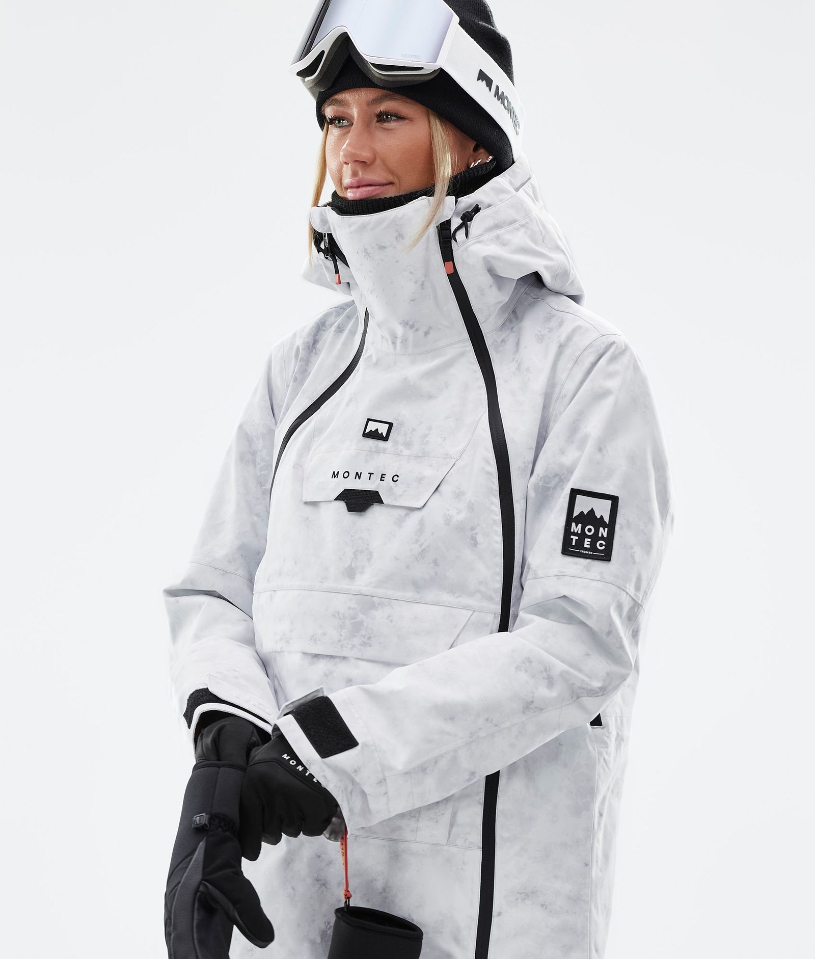Montec Doom W Snowboard Jacket Women White Tiedye