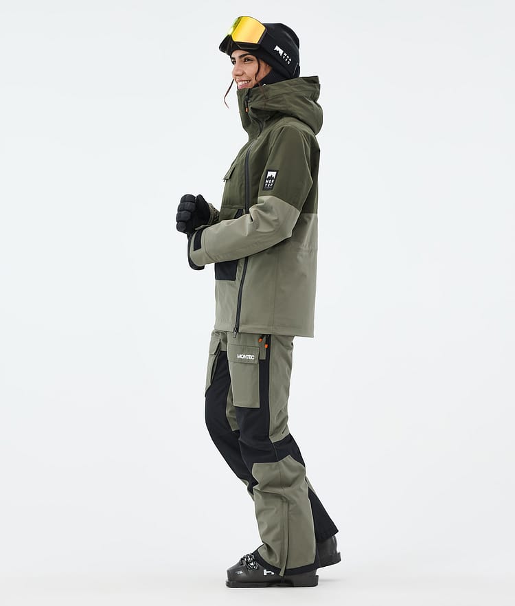 Montec Doom W Ski jas Dames Olive Green/Black/Greenish, Afbeelding 4 van 11