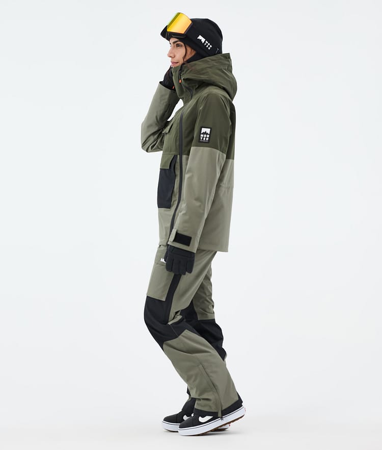 Montec Doom W Snowboard jas Dames Olive Green/Black/Greenish, Afbeelding 4 van 11