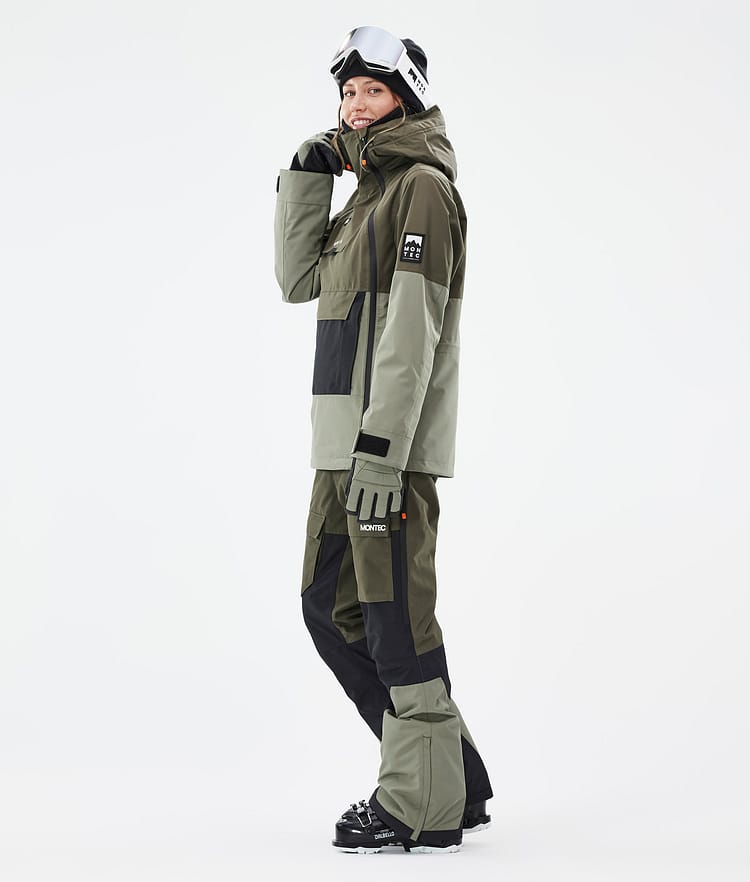 Montec Doom W Veste de Ski Femme Olive Green/Black/Greenish, Image 4 sur 11