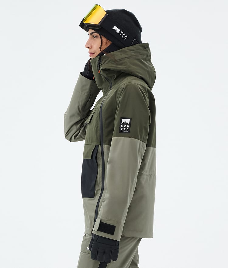 Montec Doom W Snowboard jas Dames Olive Green/Black/Greenish, Afbeelding 6 van 11