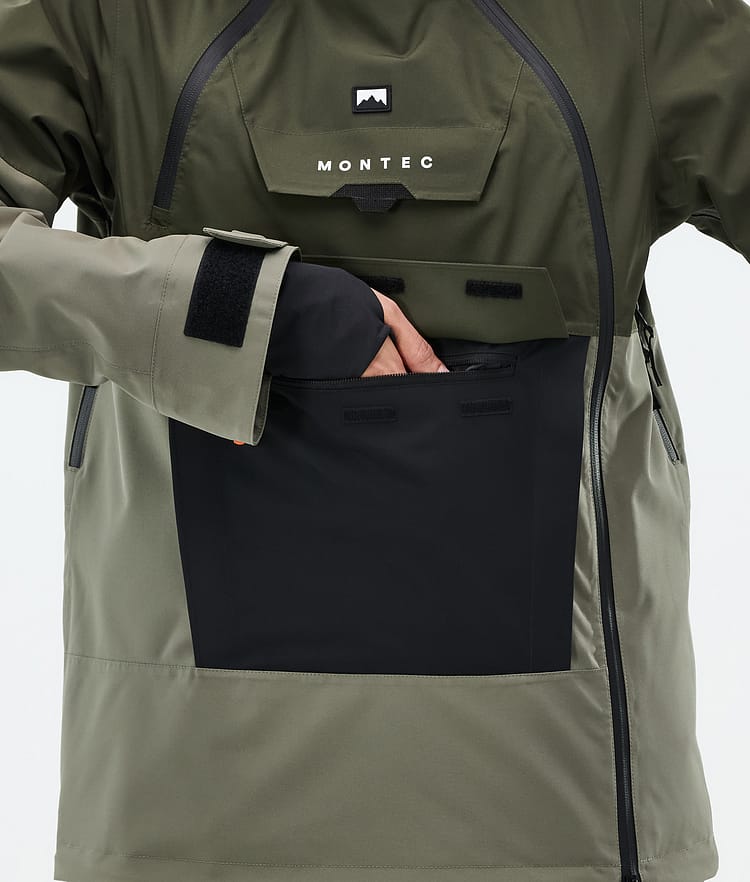 Montec Doom W Ski jas Dames Olive Green/Black/Greenish, Afbeelding 9 van 11