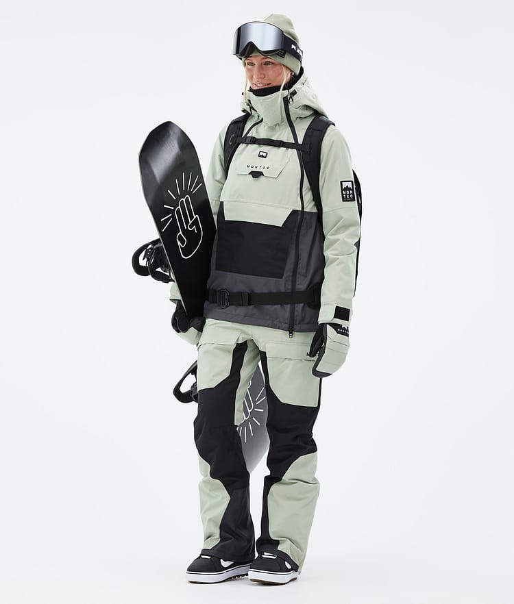 Montec Doom W Snowboard jas Dames Soft Green/Black/Phantom, Afbeelding 3 van 11