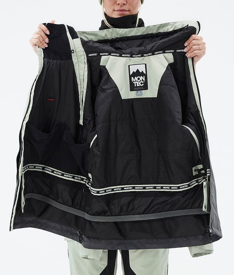 Montec Doom W Snowboard jas Dames Soft Green/Black/Phantom, Afbeelding 11 van 11