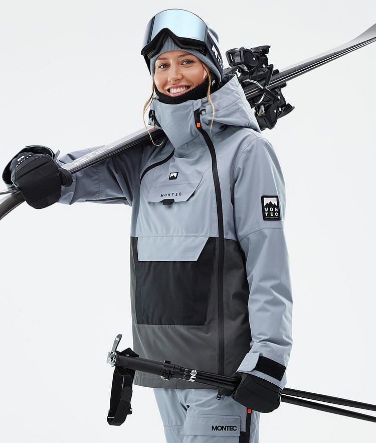 Montec Doom W Veste de Ski Femme Soft Blue/Black/Phantom, Image 1 sur 11