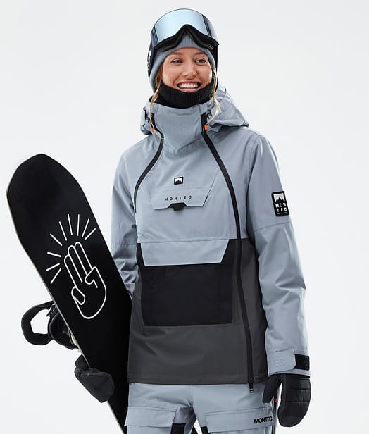 Montec Doom W Giacca Snowboard Donna Soft Blue/Black/Phantom