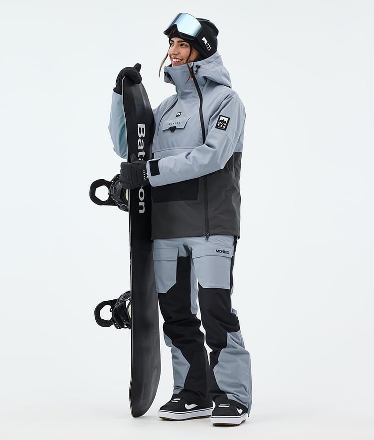 Montec Doom W Snowboard jas Dames Soft Blue/Black/Phantom, Afbeelding 3 van 11
