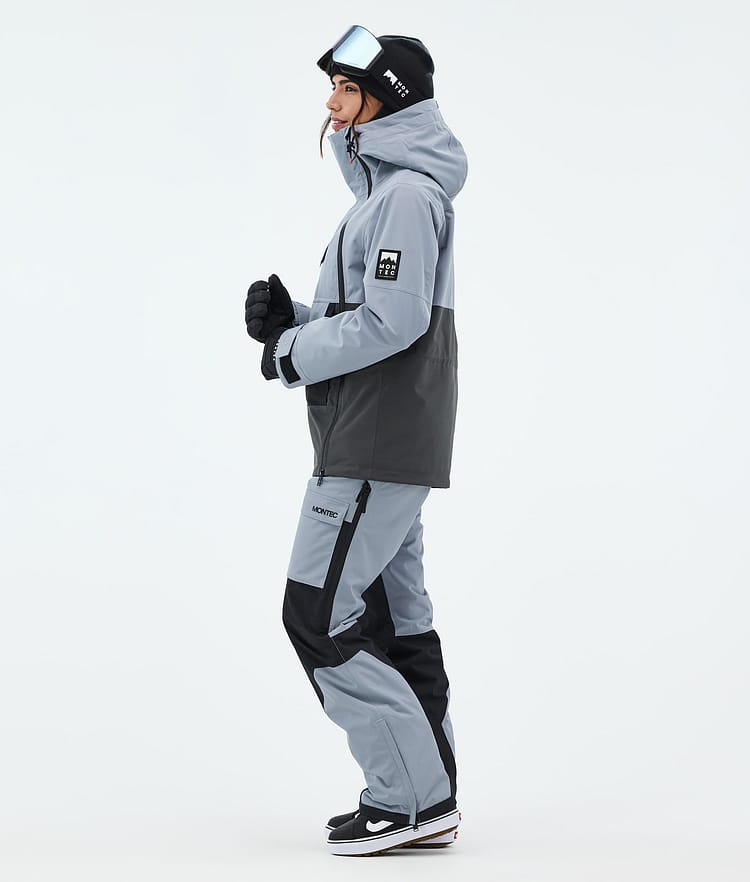 Montec Doom W Snowboard jas Dames Soft Blue/Black/Phantom, Afbeelding 4 van 11