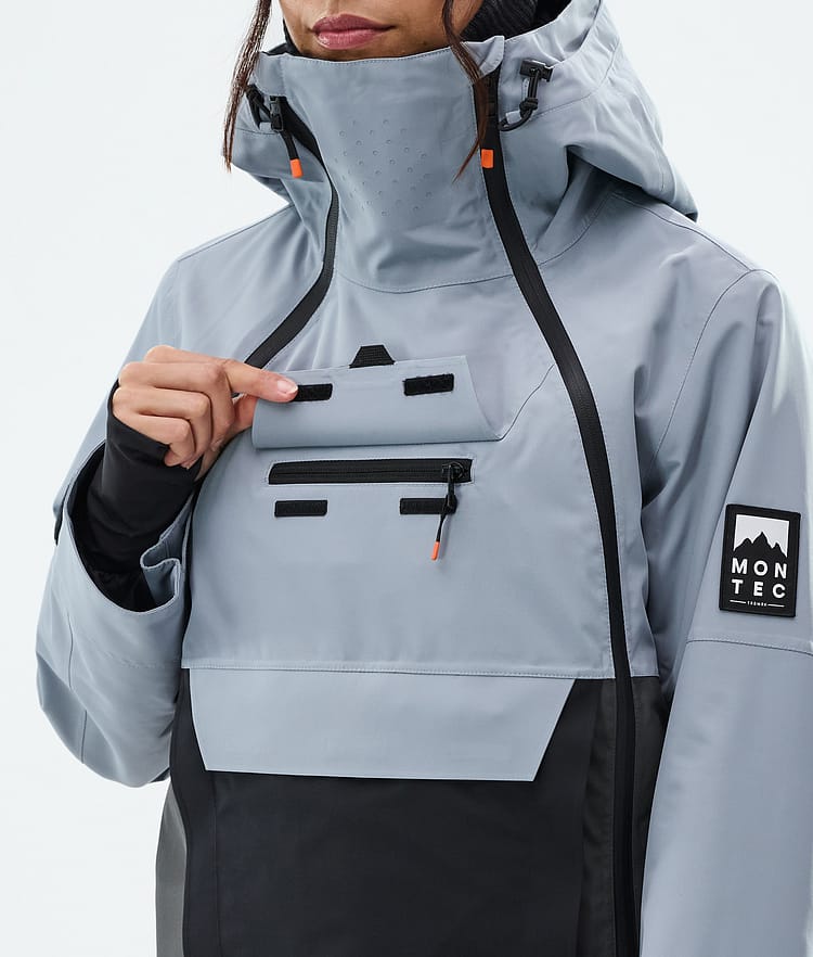 Montec Doom W Ski jas Dames Soft Blue/Black/Phantom, Afbeelding 10 van 11