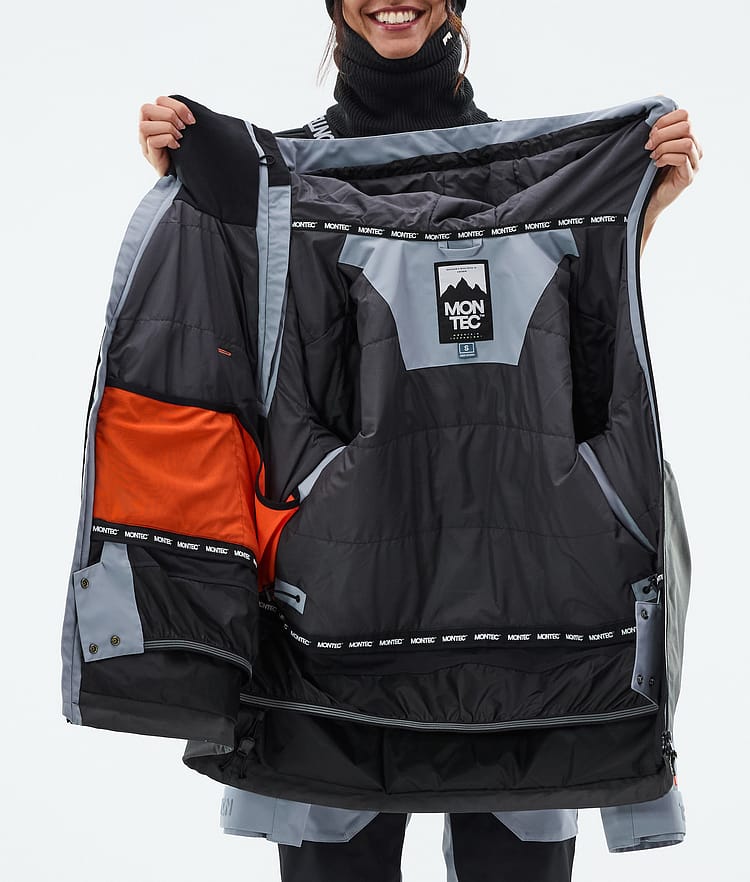 Montec Doom W Ski jas Dames Soft Blue/Black/Phantom, Afbeelding 11 van 11
