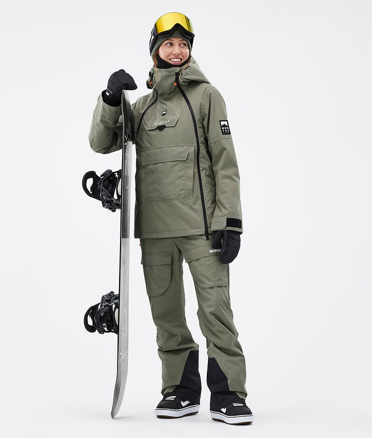 Montec Doom W Snowboard jas Dames Greenish, Afbeelding 3 van 11