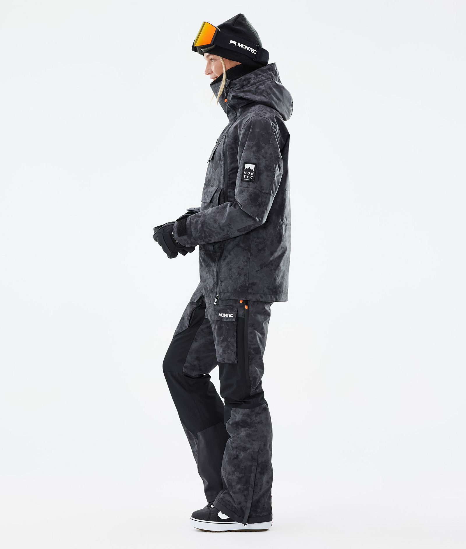 Montec Doom W Snowboard Jacket Women Black Tiedye