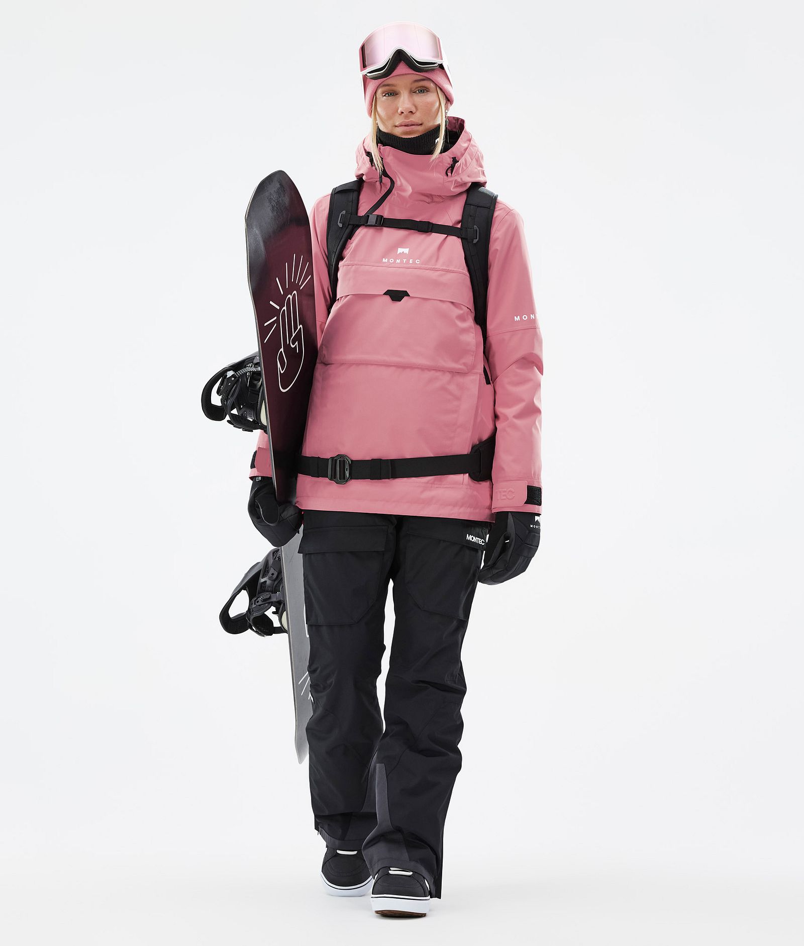 Montec Dune W Snowboardjakke Dame Pink Renewed, Billede 4 af 10