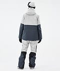 Montec Dune W Snowboard jas Dames Light Grey/Black/Metal Blue Renewed, Afbeelding 5 van 9