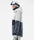 Montec Dune W Veste de Ski Femme Light Grey/Black/Metal Blue, Image 6 sur 9