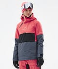 Montec Dune W Snowboard jas Dames Coral/Black/Metal Blue Renewed, Afbeelding 1 van 9