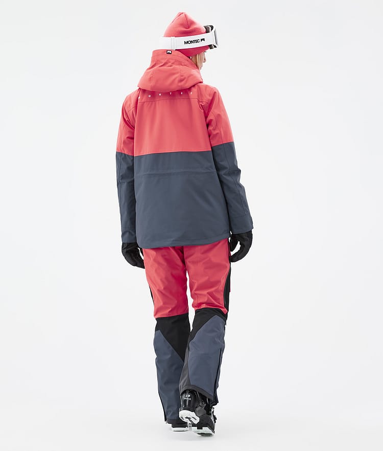 Montec Dune W Ski jas Dames Coral/Black/Metal Blue, Afbeelding 5 van 9