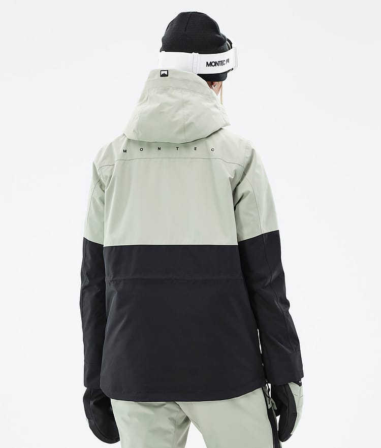 Montec Dune W Veste de Ski Femme Soft Green/Black, Image 7 sur 9