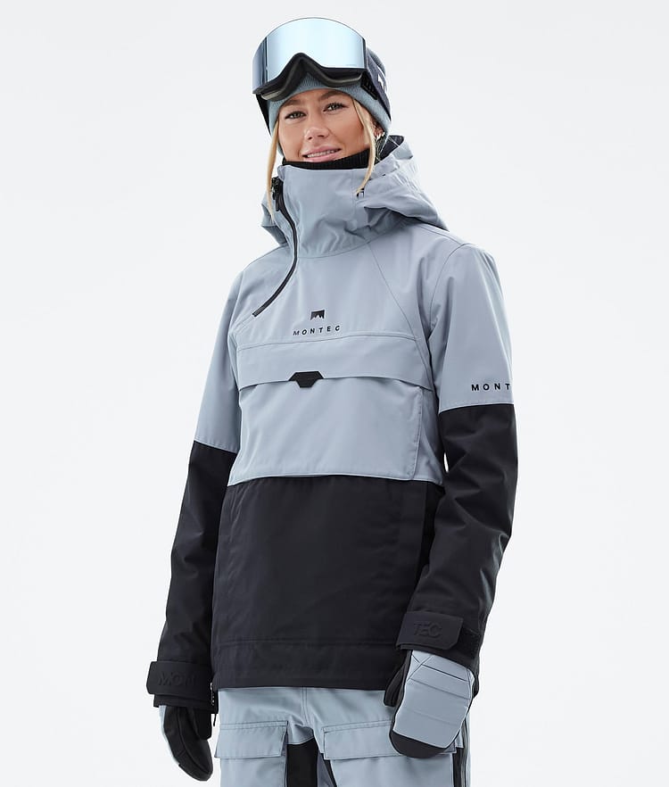 Montec Dune W Ski jas Dames Soft Blue/Black, Afbeelding 1 van 9