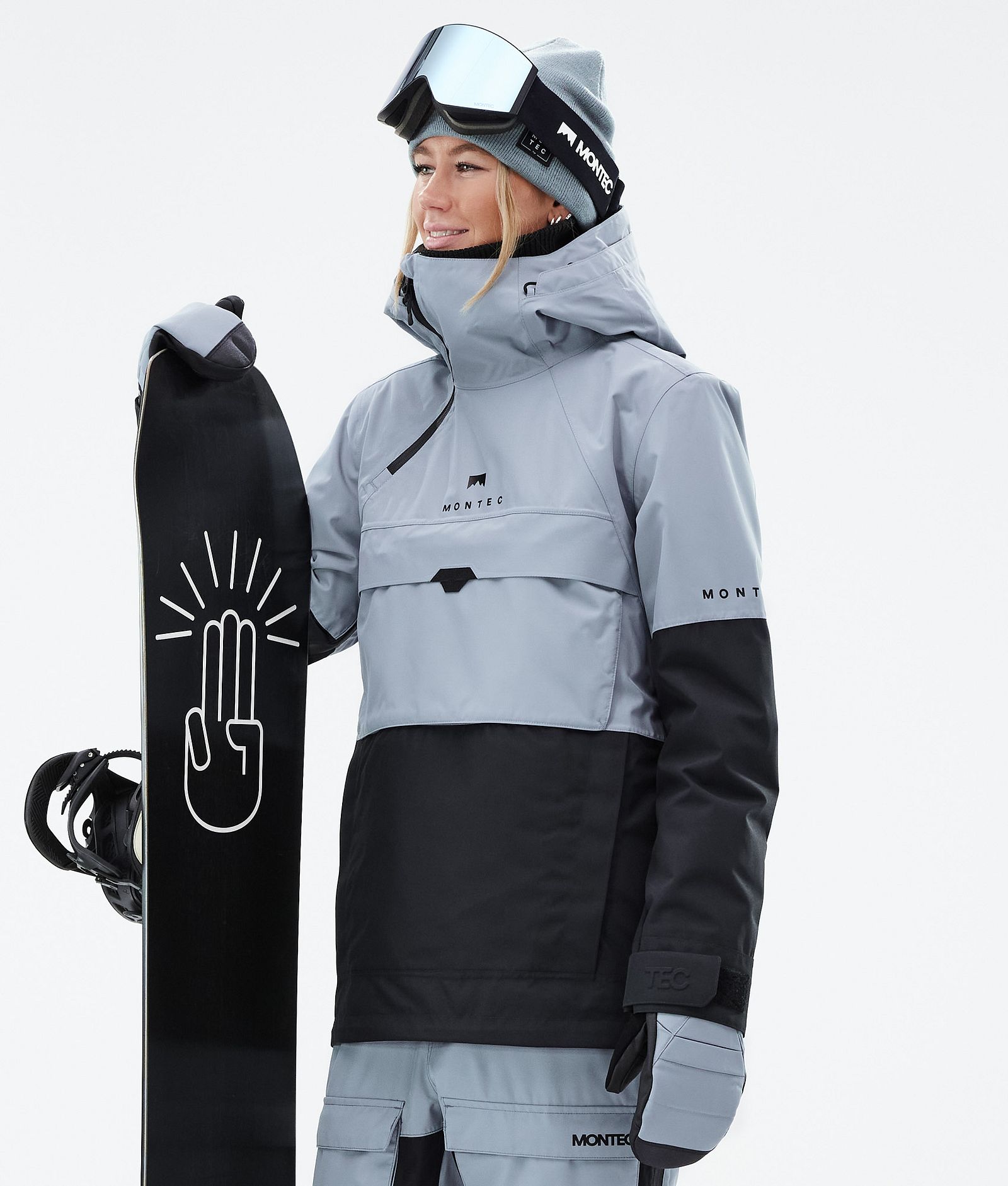 Montec Dune W Giacca Snowboard Donna Soft Blue/Black, Immagine 1 di 9