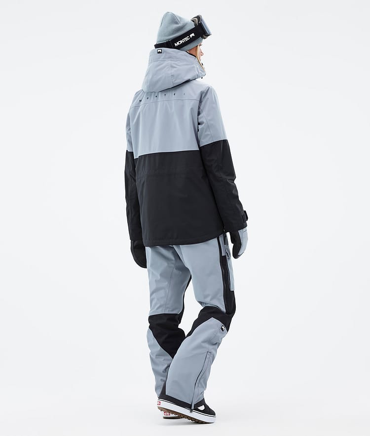 Montec Dune W Snowboardjakke Dame Soft Blue/Black, Billede 5 af 9