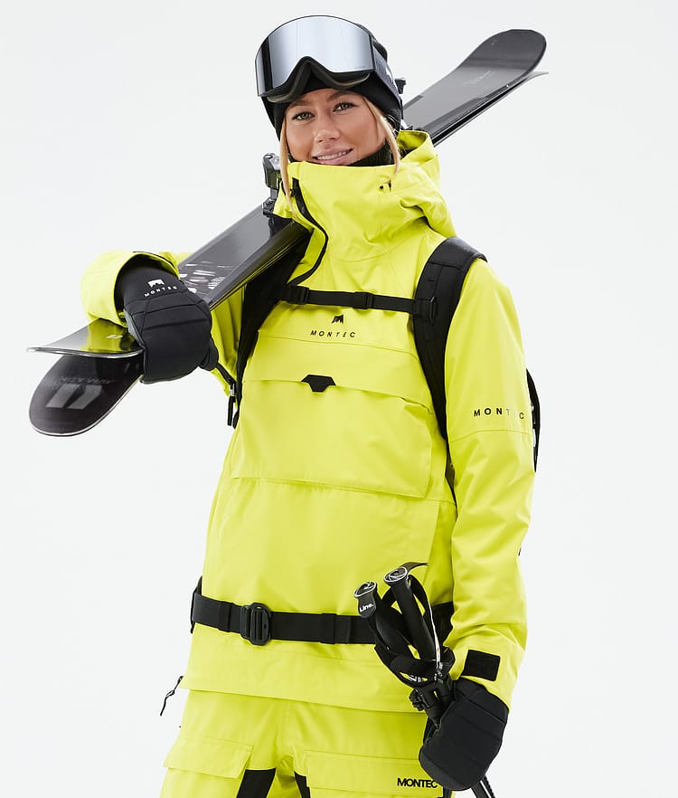Montec Dune W Veste de Ski Femme Bright Yellow, Image 1 sur 9