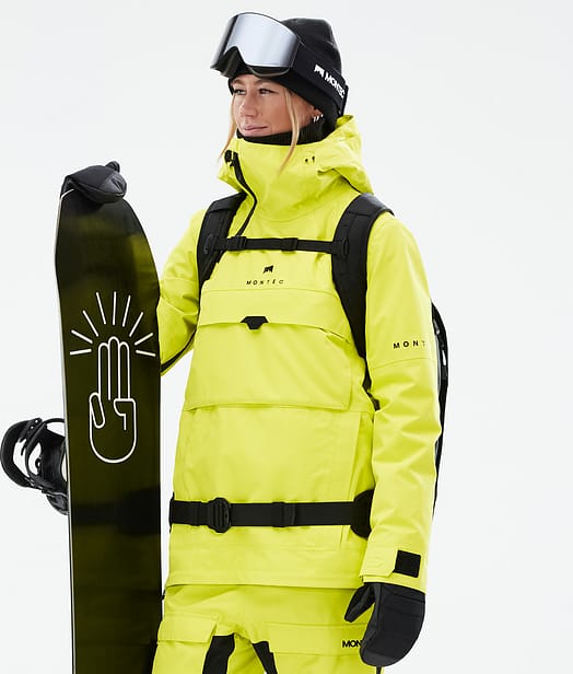 Montec Dune W Snowboard jas Dames Bright Yellow