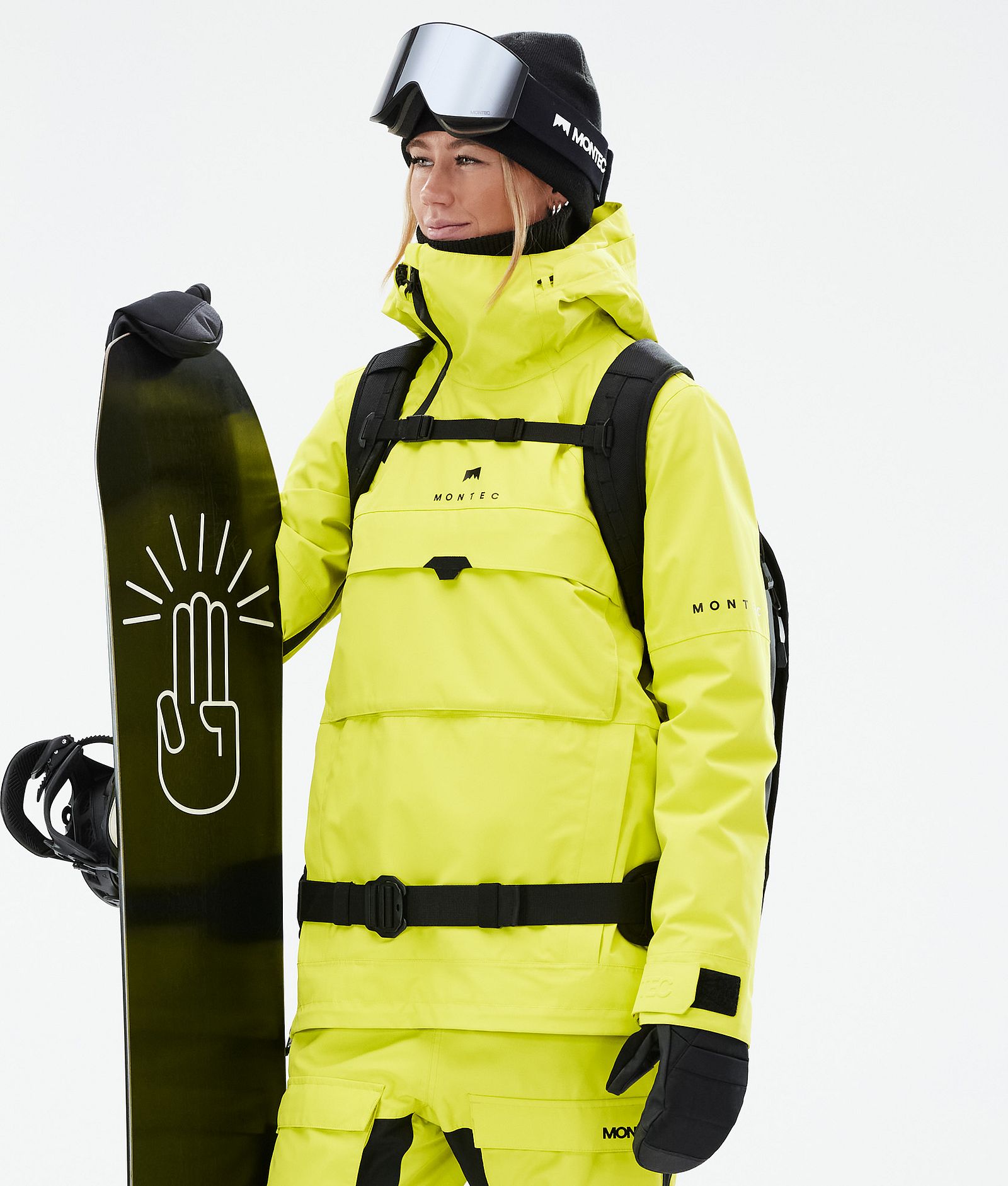 Montec Dune W Veste Snowboard Femme Bright Yellow, Image 1 sur 9