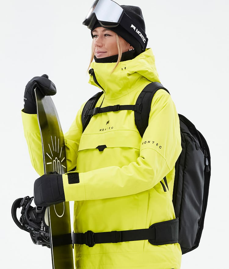 Montec Dune W Veste Snowboard Femme Bright Yellow, Image 2 sur 9