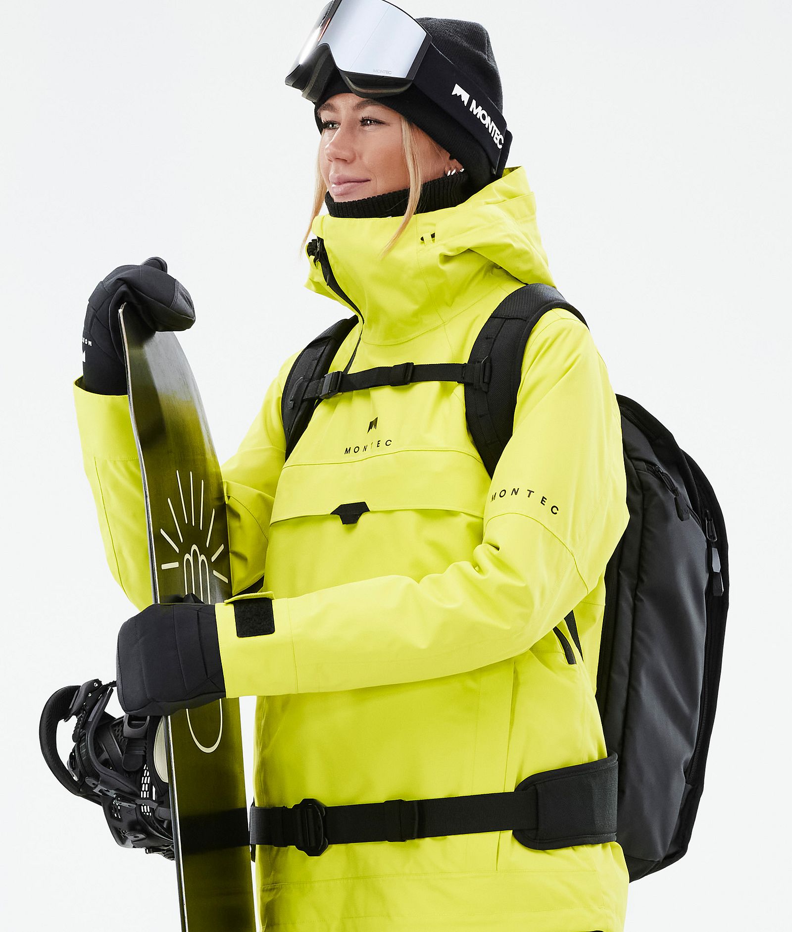 Montec Dune W Veste Snowboard Femme Bright Yellow
