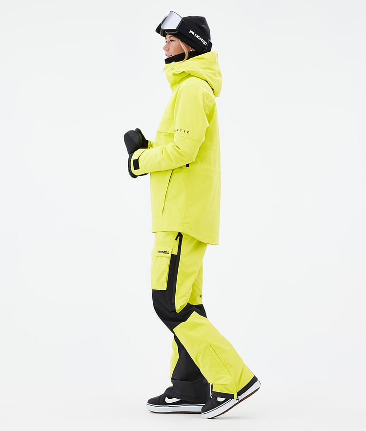 Montec Dune W Veste Snowboard Femme Bright Yellow, Image 4 sur 9