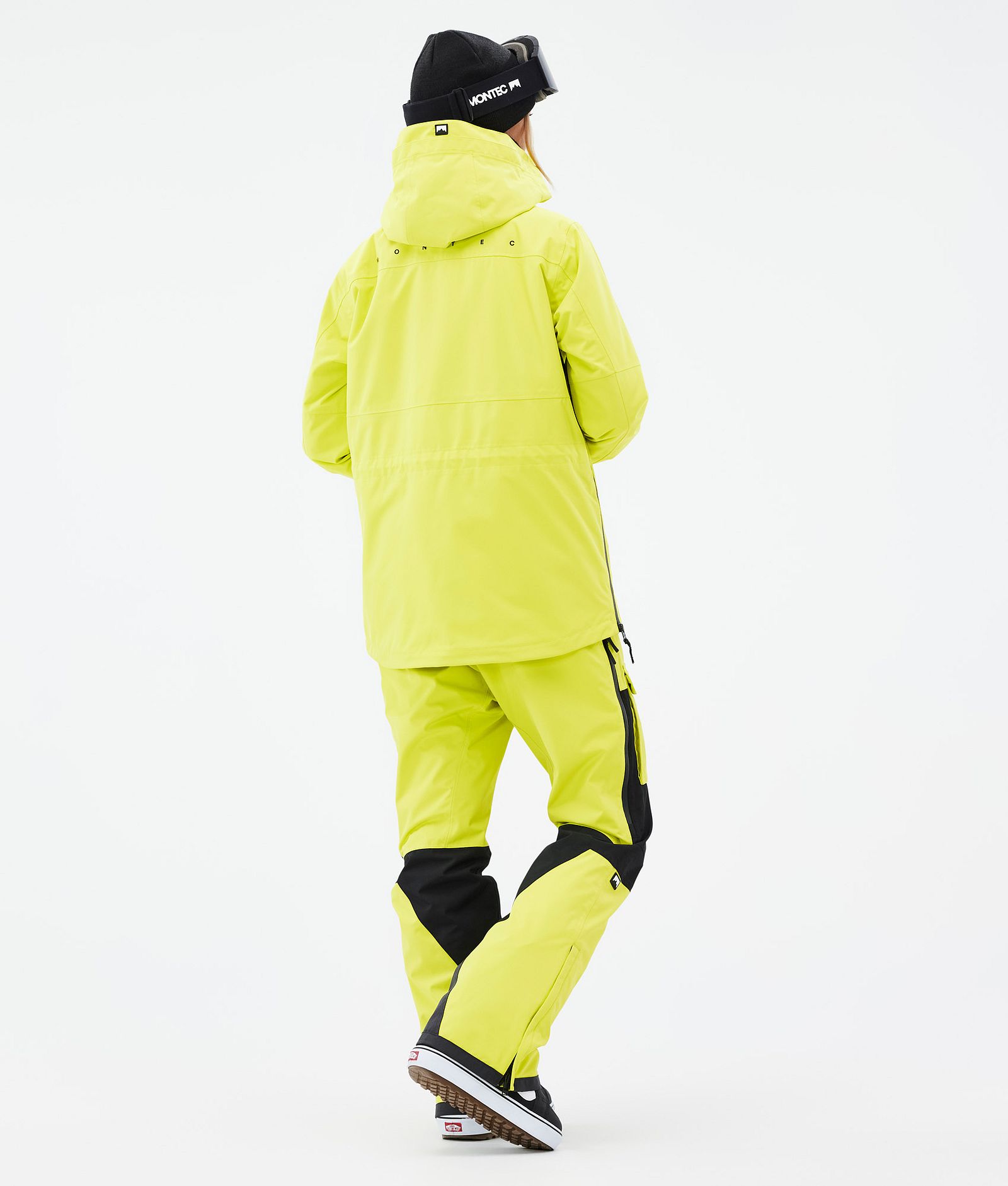 Montec Dune W Veste Snowboard Femme Bright Yellow, Image 5 sur 9
