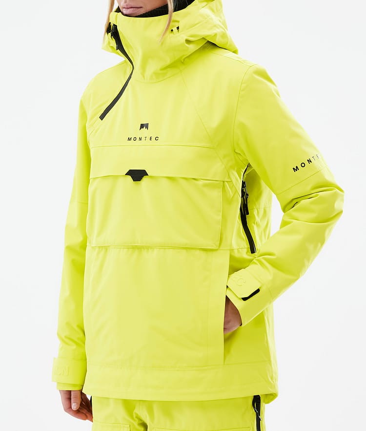 Montec Dune W Snowboard Jacket Women Bright Yellow, Image 8 of 9