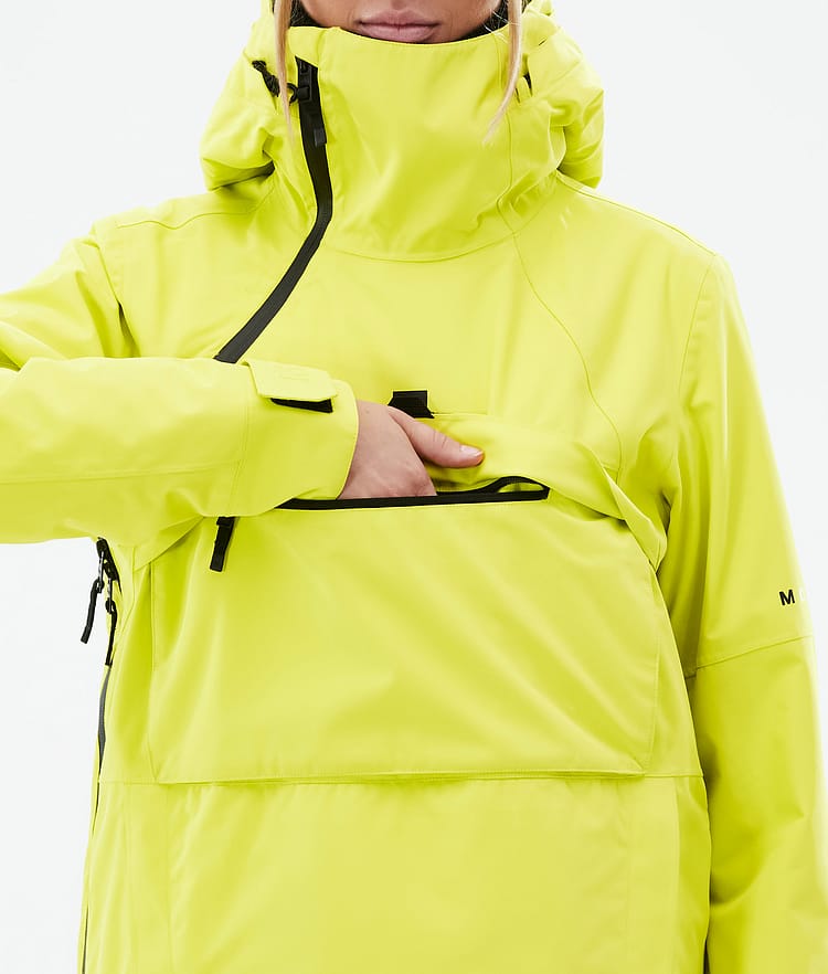 Montec Dune W Veste Snowboard Femme Bright Yellow, Image 9 sur 9