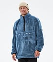 Dope Pile 2022 Felpa Pile Uomo Blue Steel