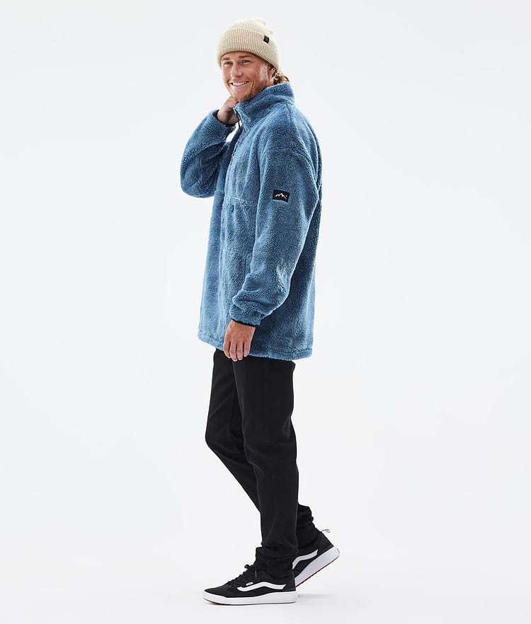 Dope Pile 2022 Felpa Pile Uomo Blue Steel, Immagine 4 di 9
