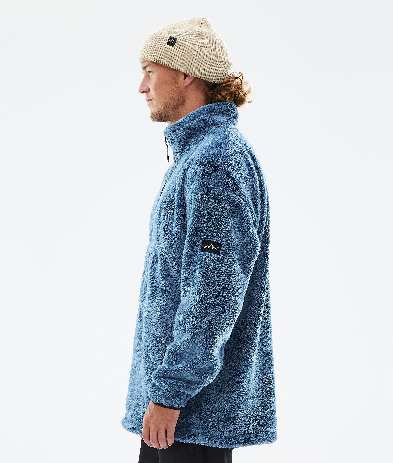 Dope Pile 2022 Felpa Pile Uomo Blue Steel, Immagine 6 di 9