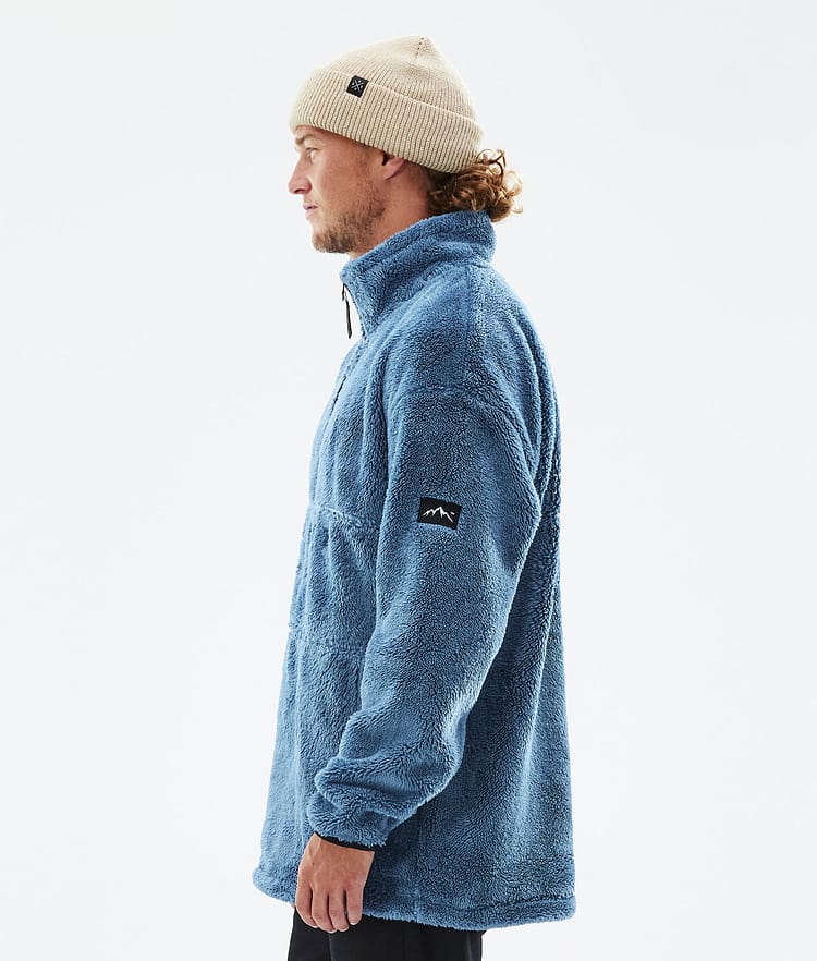 Dope Pile 2022 Felpa Pile Uomo Blue Steel, Immagine 6 di 9