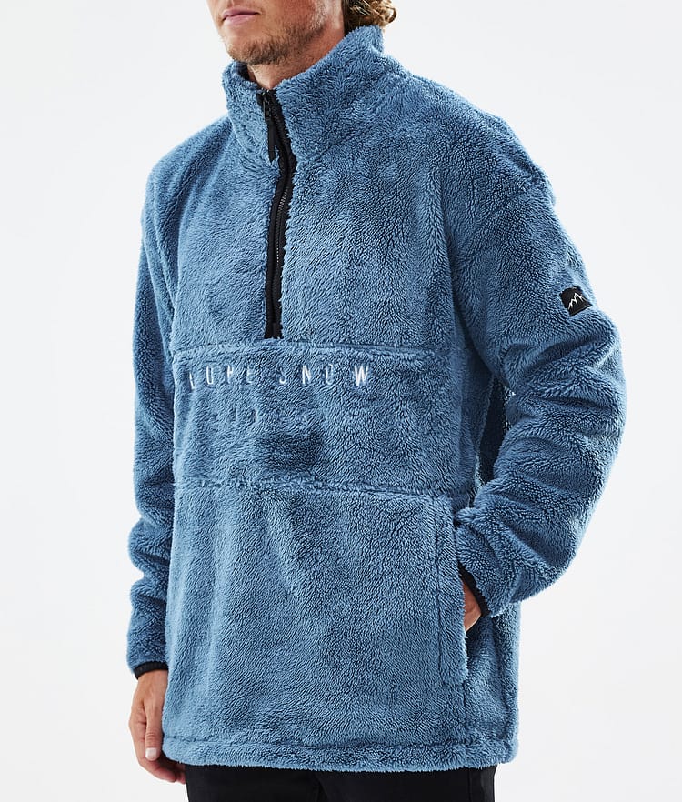 Dope Pile 2022 Felpa Pile Uomo Blue Steel, Immagine 8 di 9
