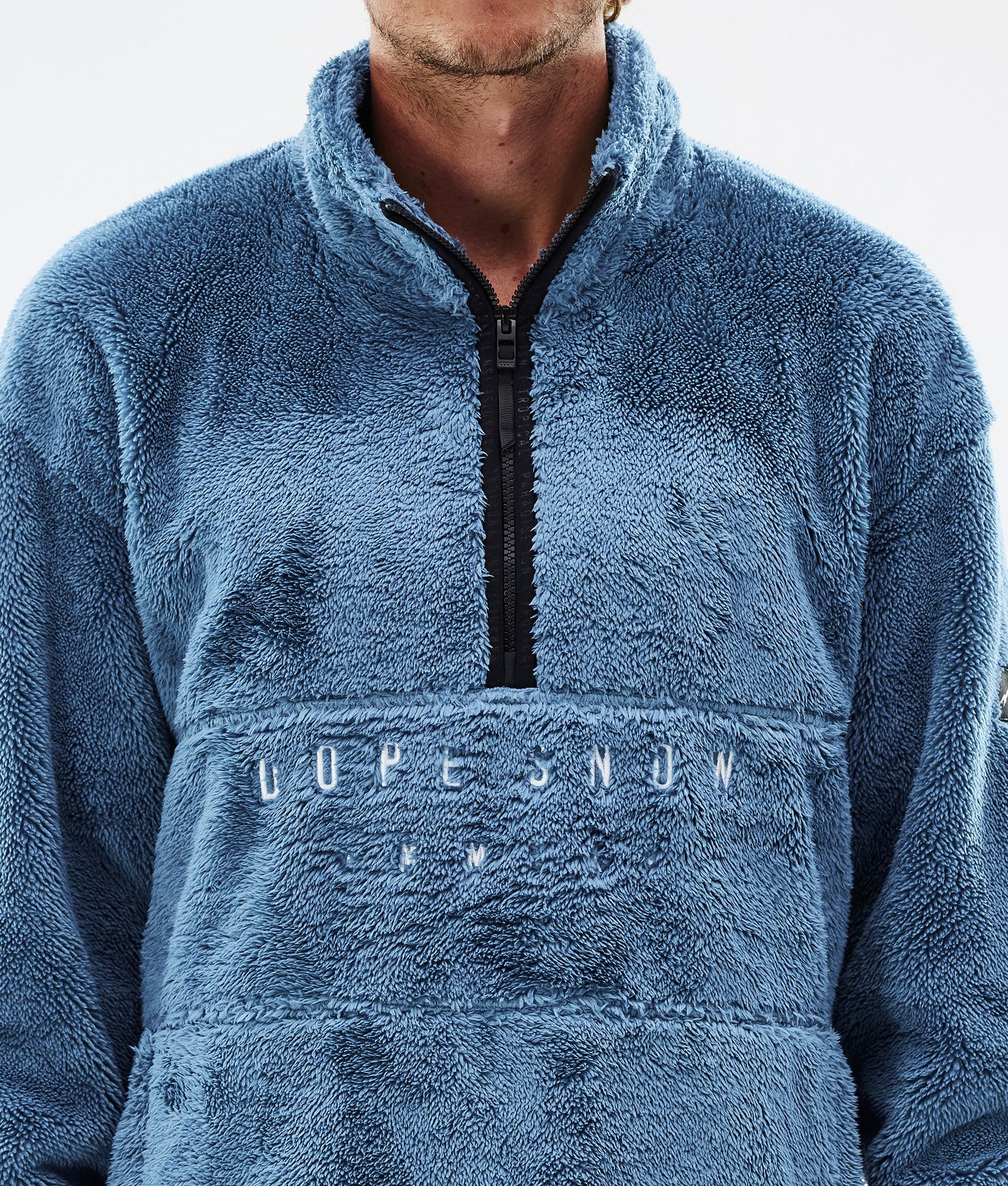 Dope Pile 2022 Felpa Pile Uomo Blue Steel, Immagine 9 di 9