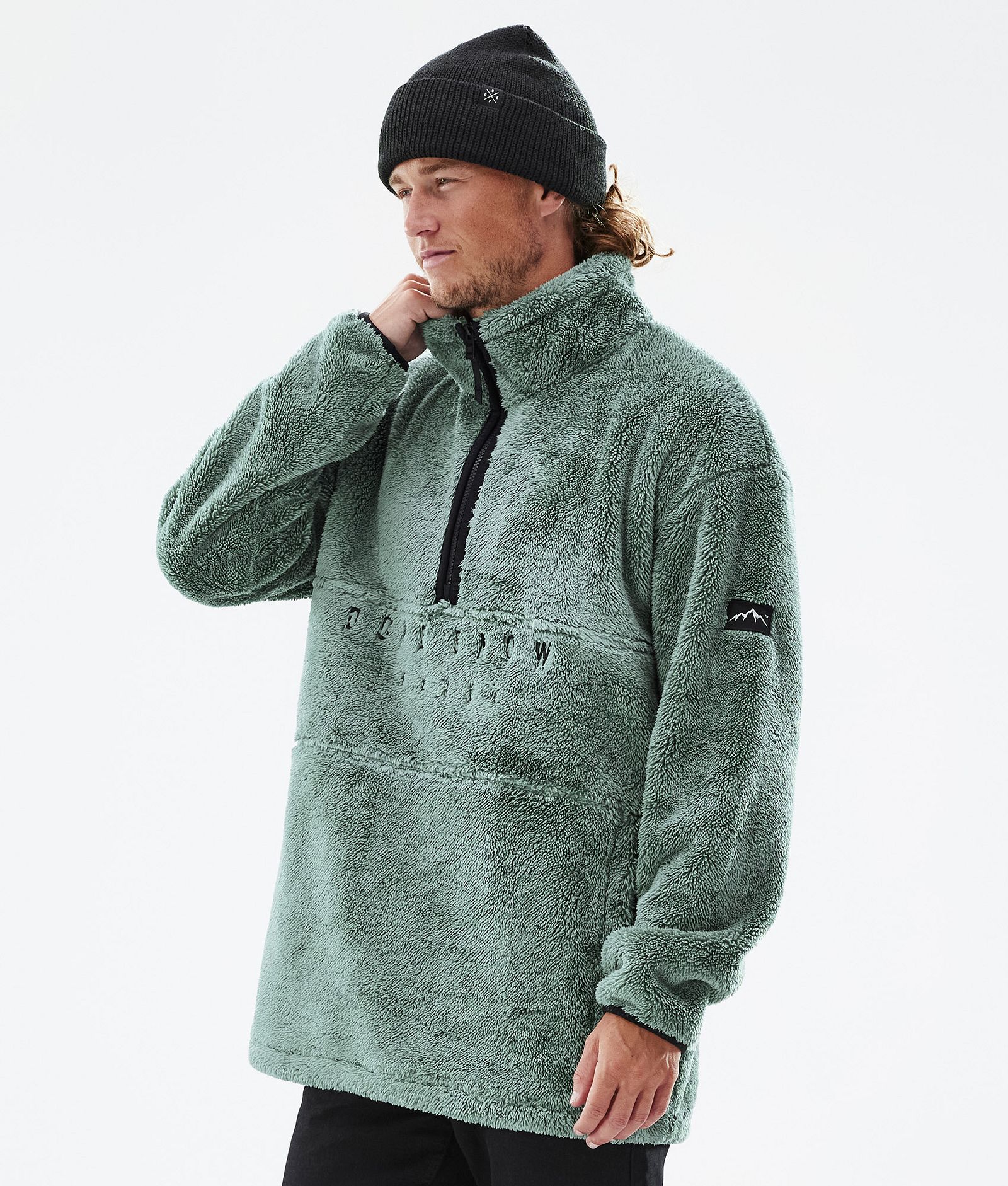 Dope Pile 2022 Fleece Sweater Men Faded Green, Image 1 of 9
