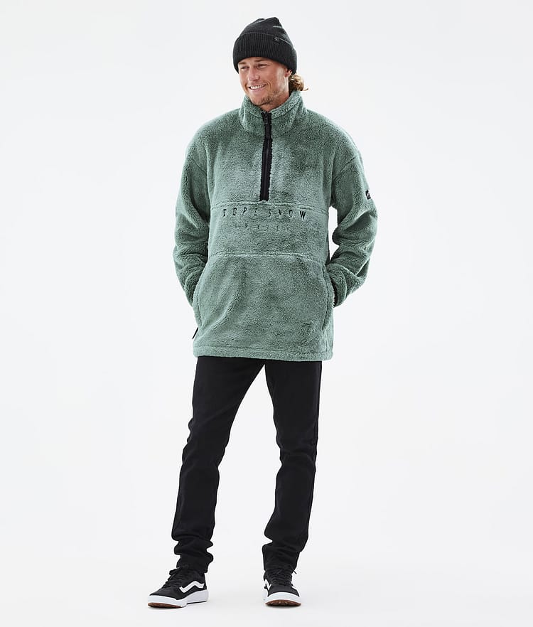 Dope Pile 2022 Fleece Sweater Men Faded Green, Image 3 of 9