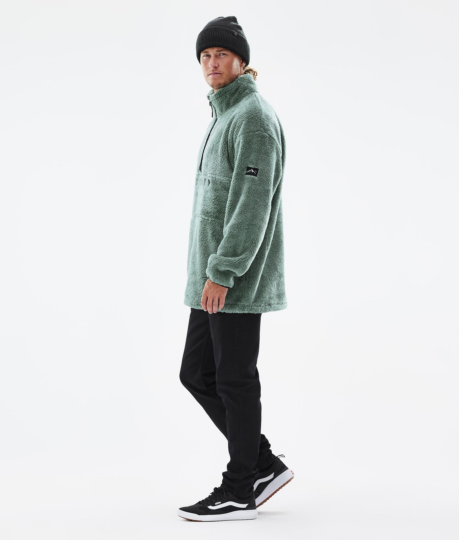 Dope Pile 2022 Fleece Sweater Men Faded Green, Image 4 of 9