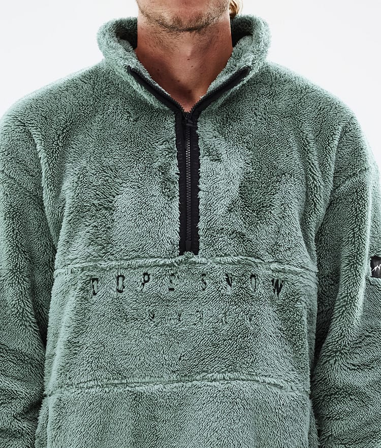 Dope Pile 2022 Fleece Sweater Men Faded Green, Image 9 of 9