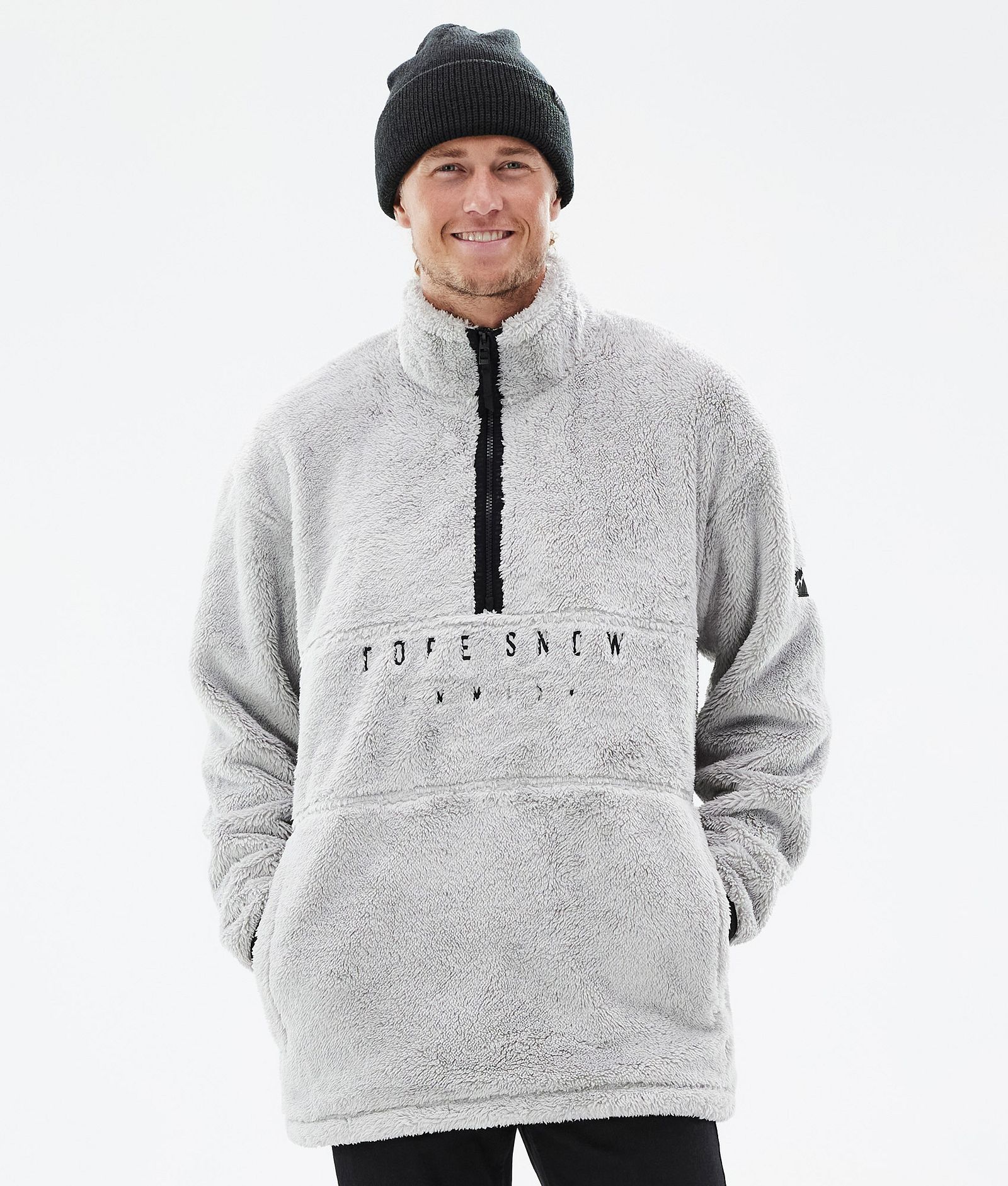 Dope Pile 2022 Sweat Polaire Homme Light Grey - Gris