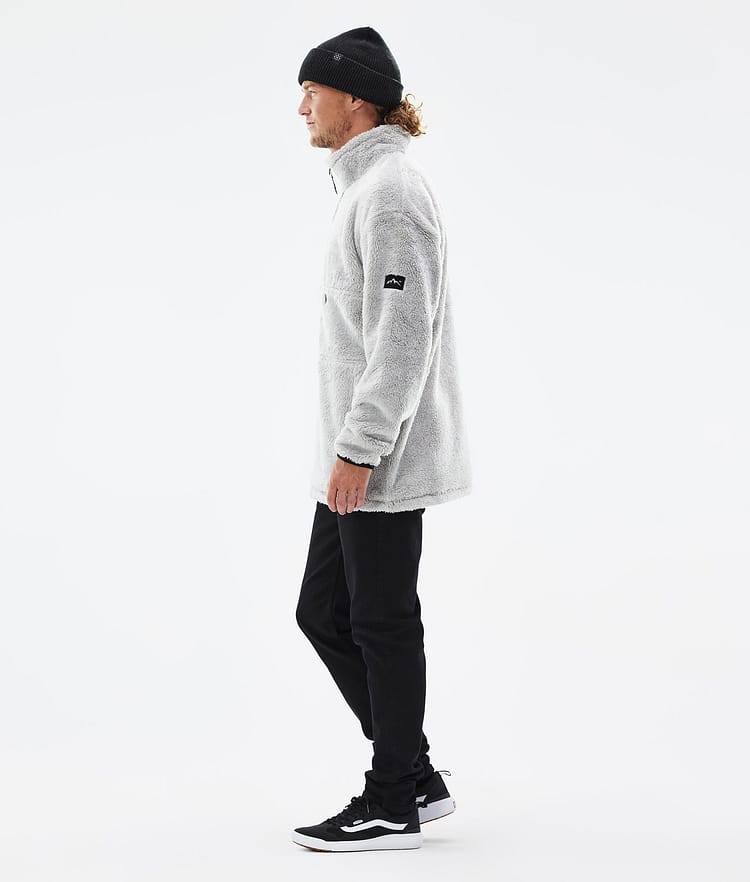 Dope Pile 2022 Sweat Polaire Homme Light Grey, Image 4 sur 9