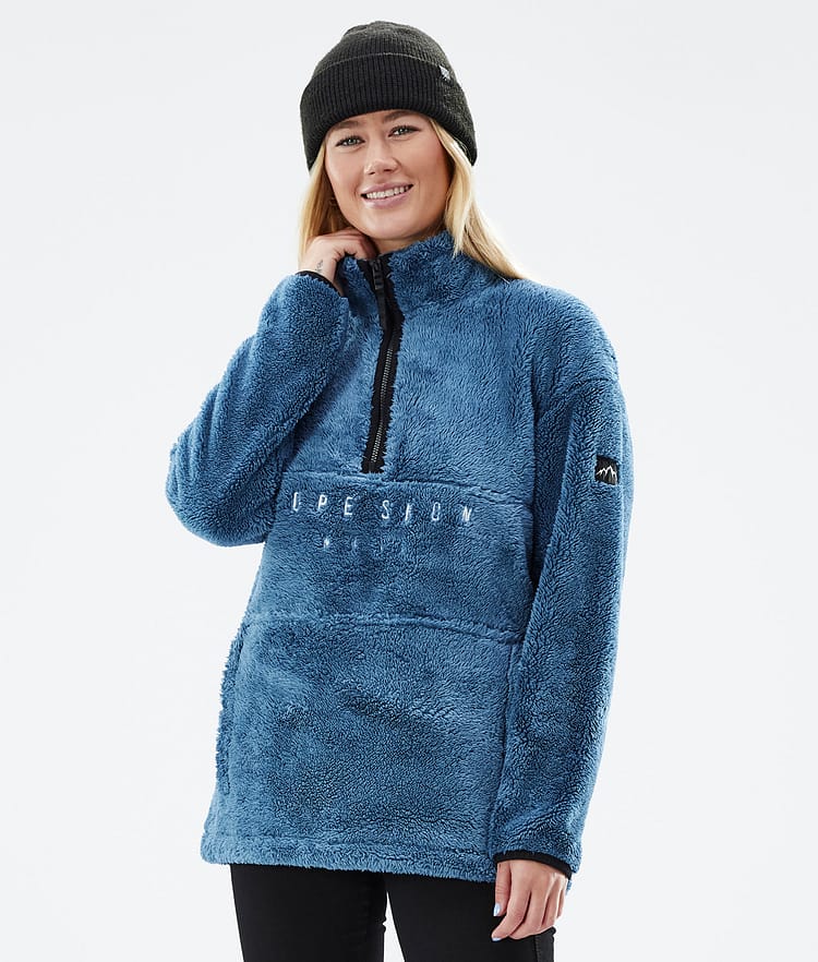 Dope Pile W 22 Fleecepullover Damen Blue Steel, Bild 1 von 8