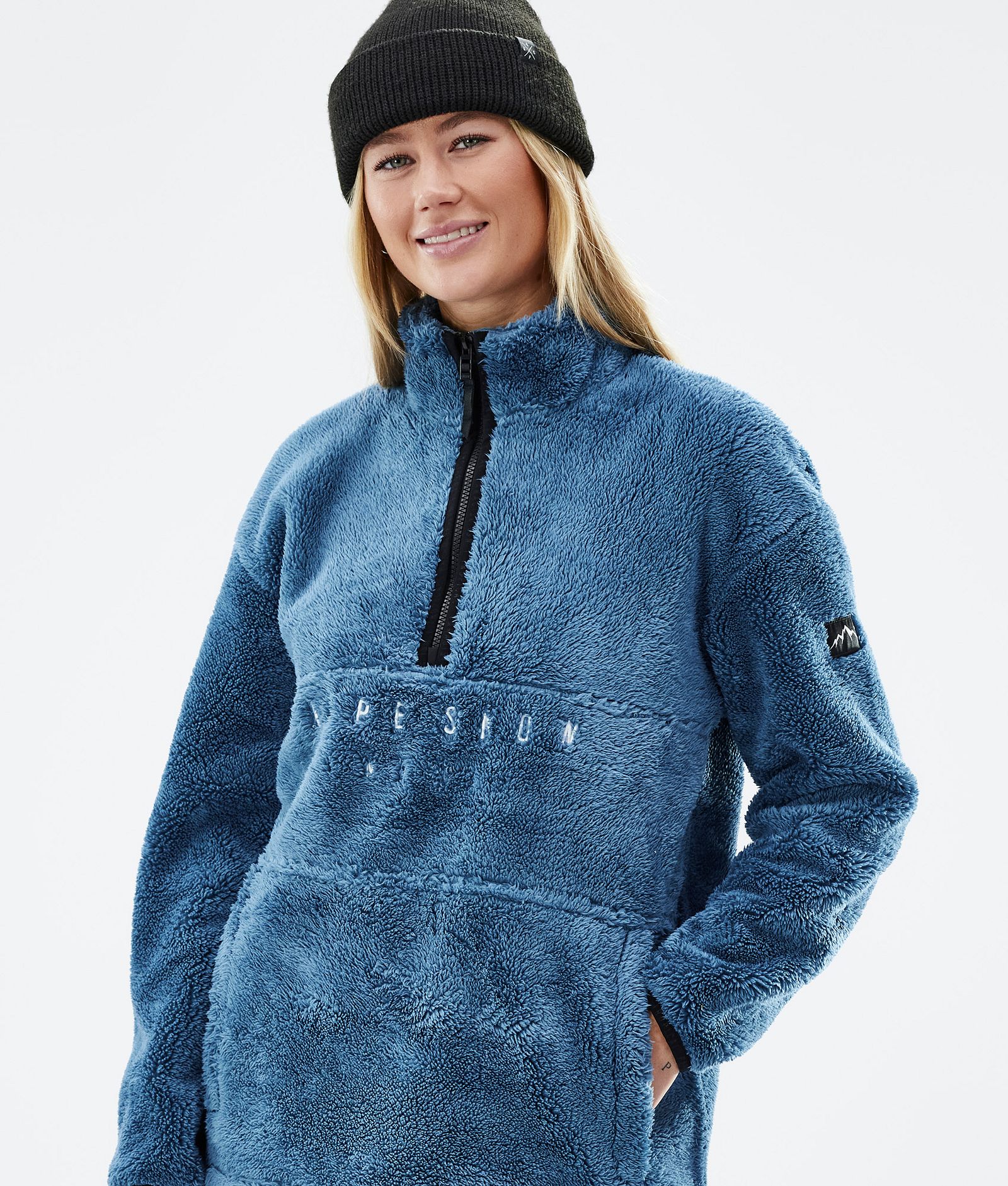Dope Pile W 2022 Sweter Polarowy Kobiety Blue Steel